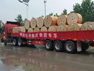 腾博汇游戏官网科技援建湖南洪水灾区，为湖南移动提供通讯物资